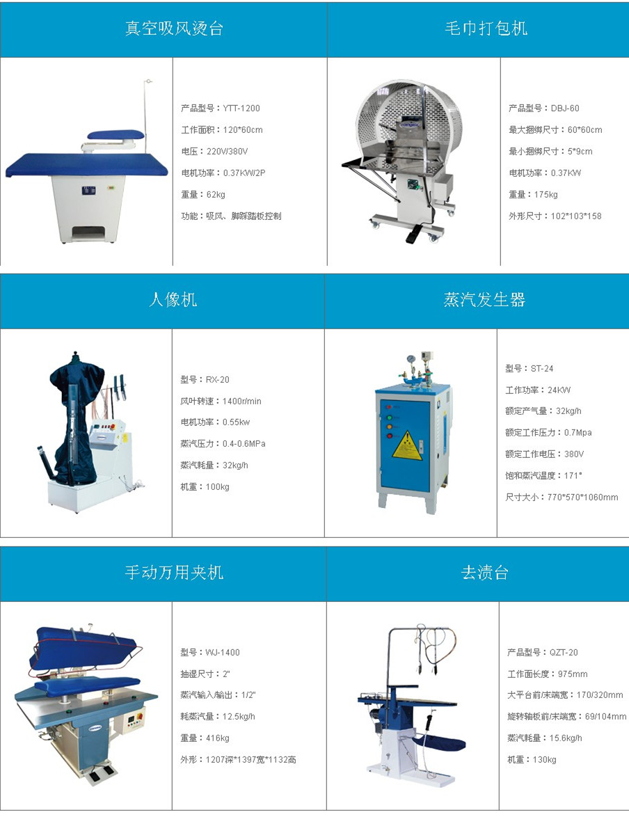 萬用夾機(jī) 人像整形機(jī) 真空抽濕機(jī) 冷熱去漬臺(tái) 吸風(fēng)燙臺(tái)